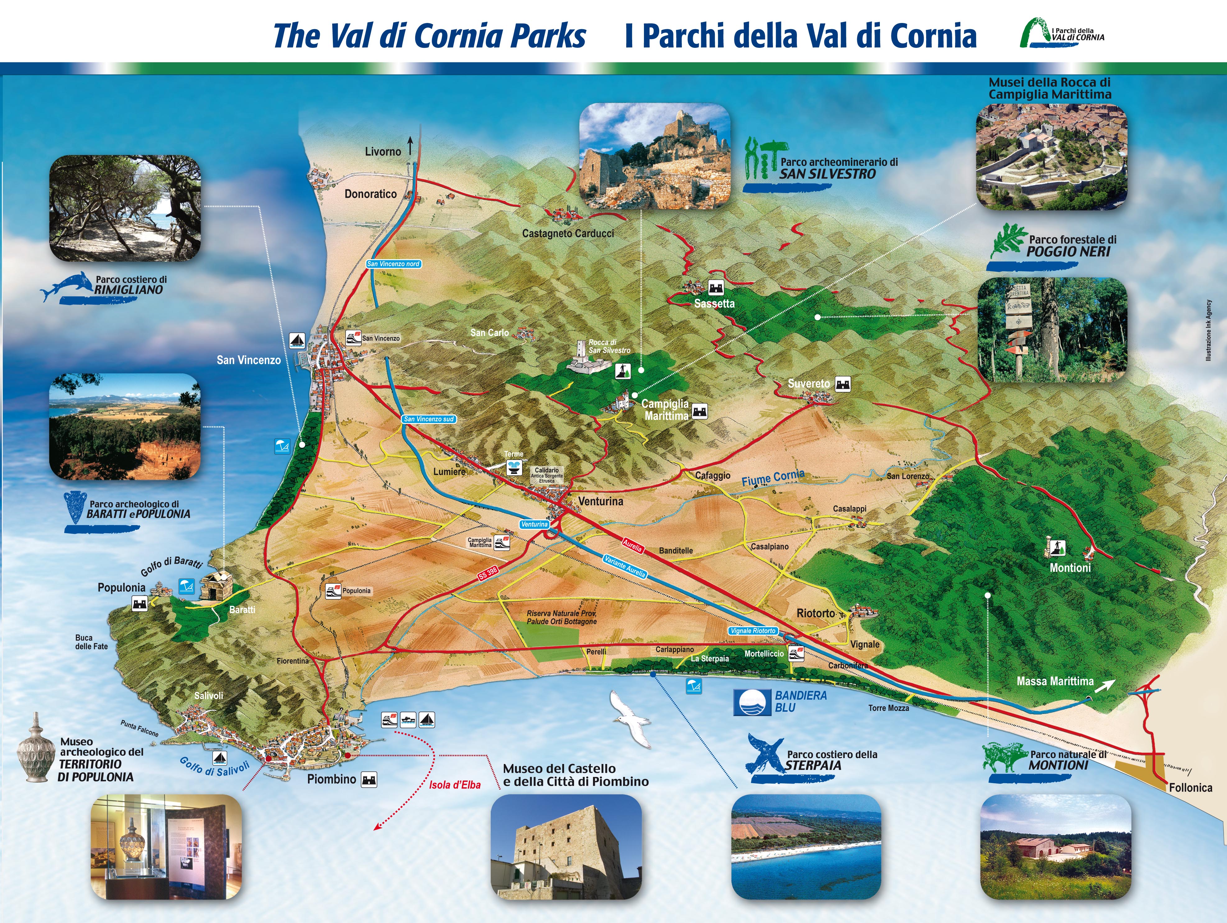 Die Val di Cornia Parks